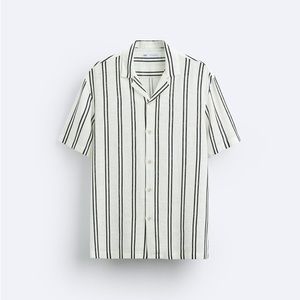 Men’s Stripped Zara Short-Sleeve Shirt